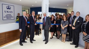 The Rt Hon Philip Hammond Chancellor of the Exchequer officially opens the UKAS Staines-upon-Thames office