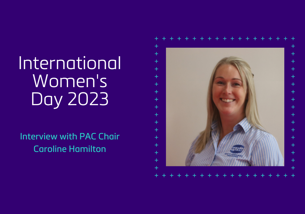 International Women's Day 2023 - Interview with PAC Chair, Caroline Hamilton with a portrait photo